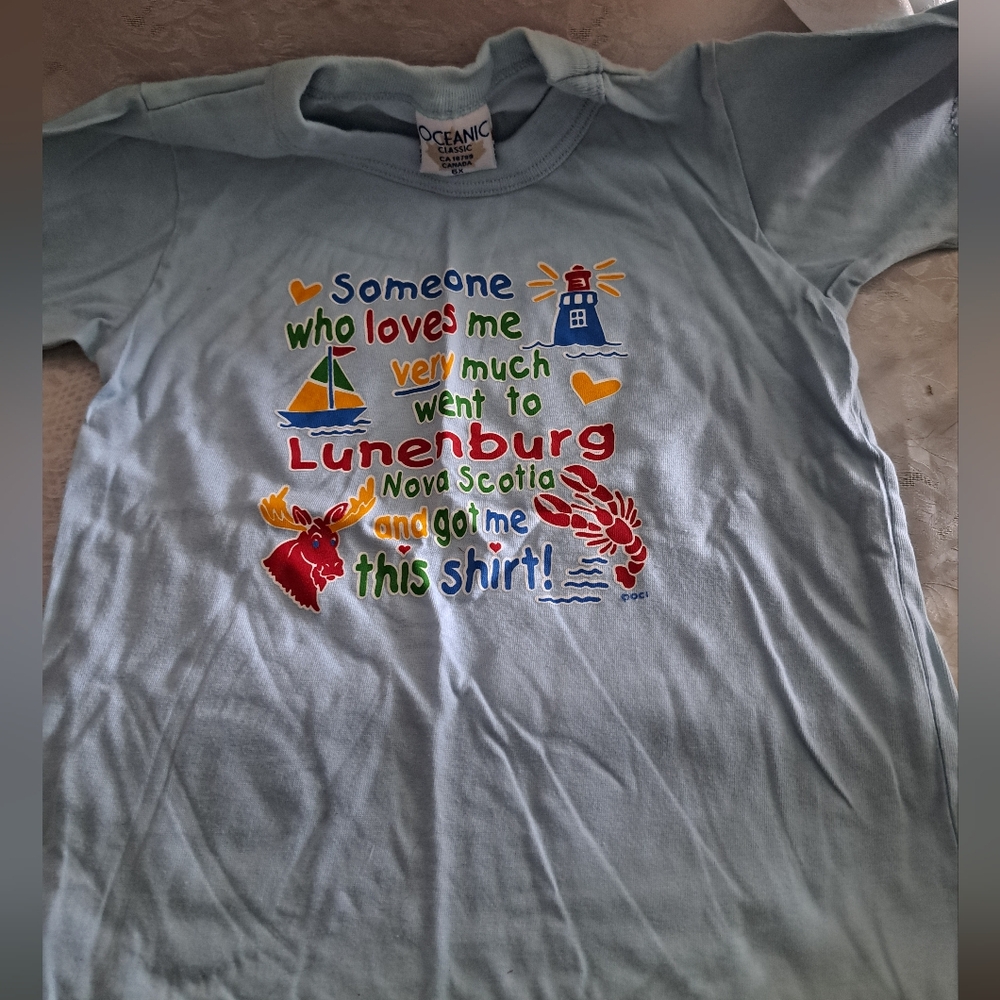 Kids Blue Graphic T-Shirt